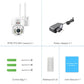 Caméra De Surveillance Extérieure PTZ WiFi 4MP