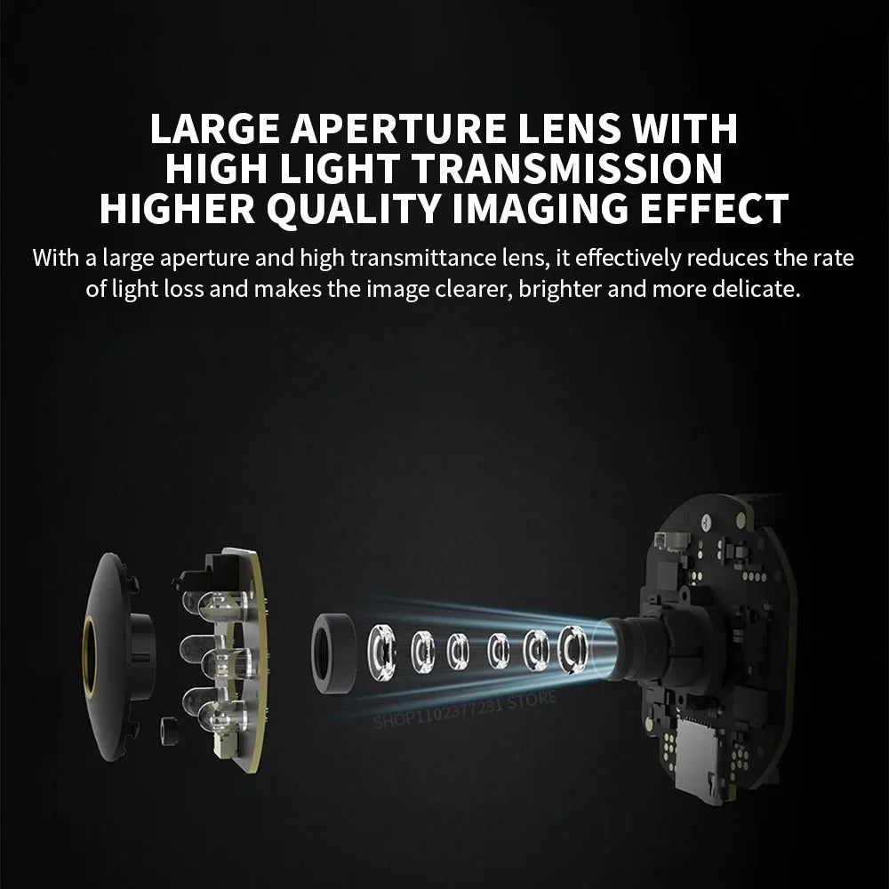 Caméra De Surveillance Intérieure 2K PTZ À Vision Nocturne