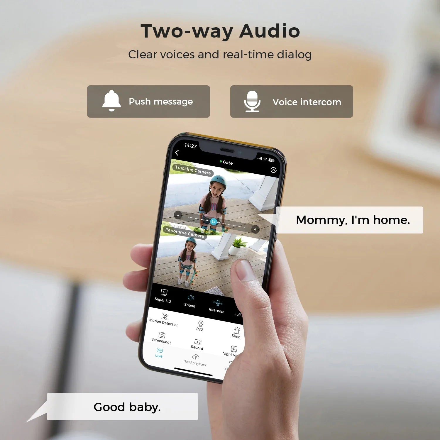 Caméra PTZ Extérieure Wi-Fi Double Écran 15MP